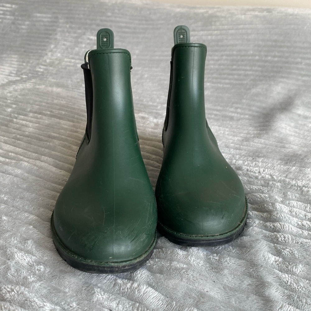Green Rain boot/mud boot